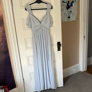 Tobi Light Blue Formal Maxi Dress
